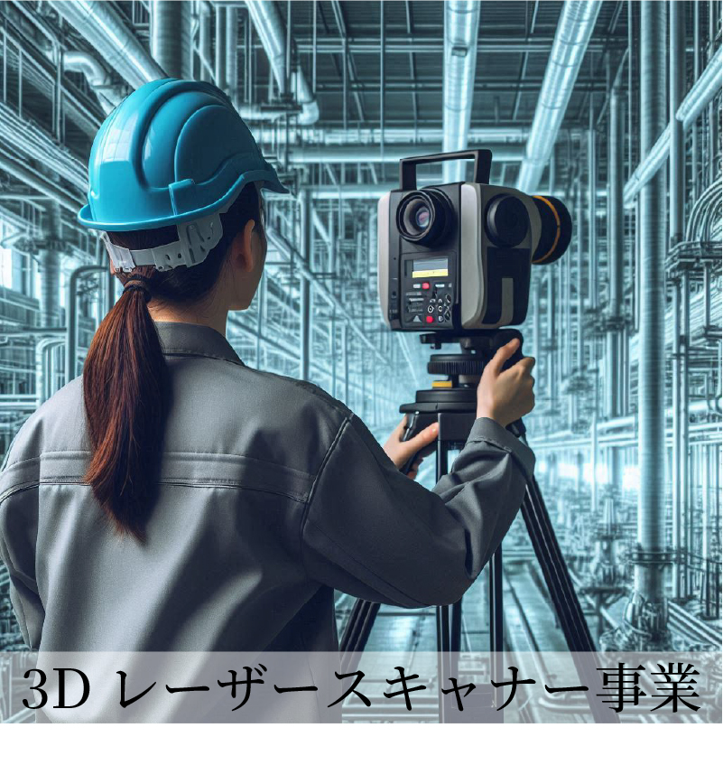 3Dレーザースキャナー事業