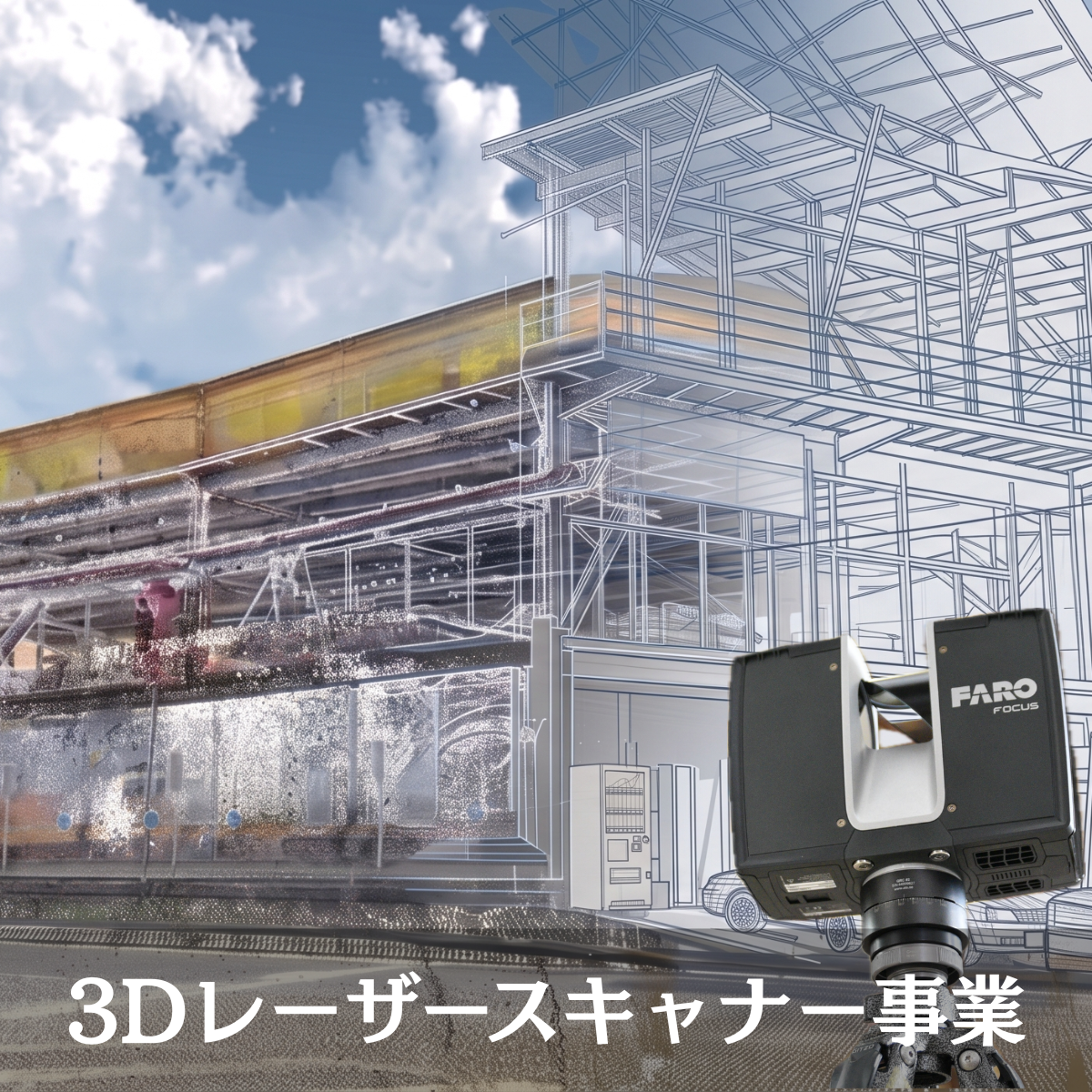 3Dレーザースキャナー事業